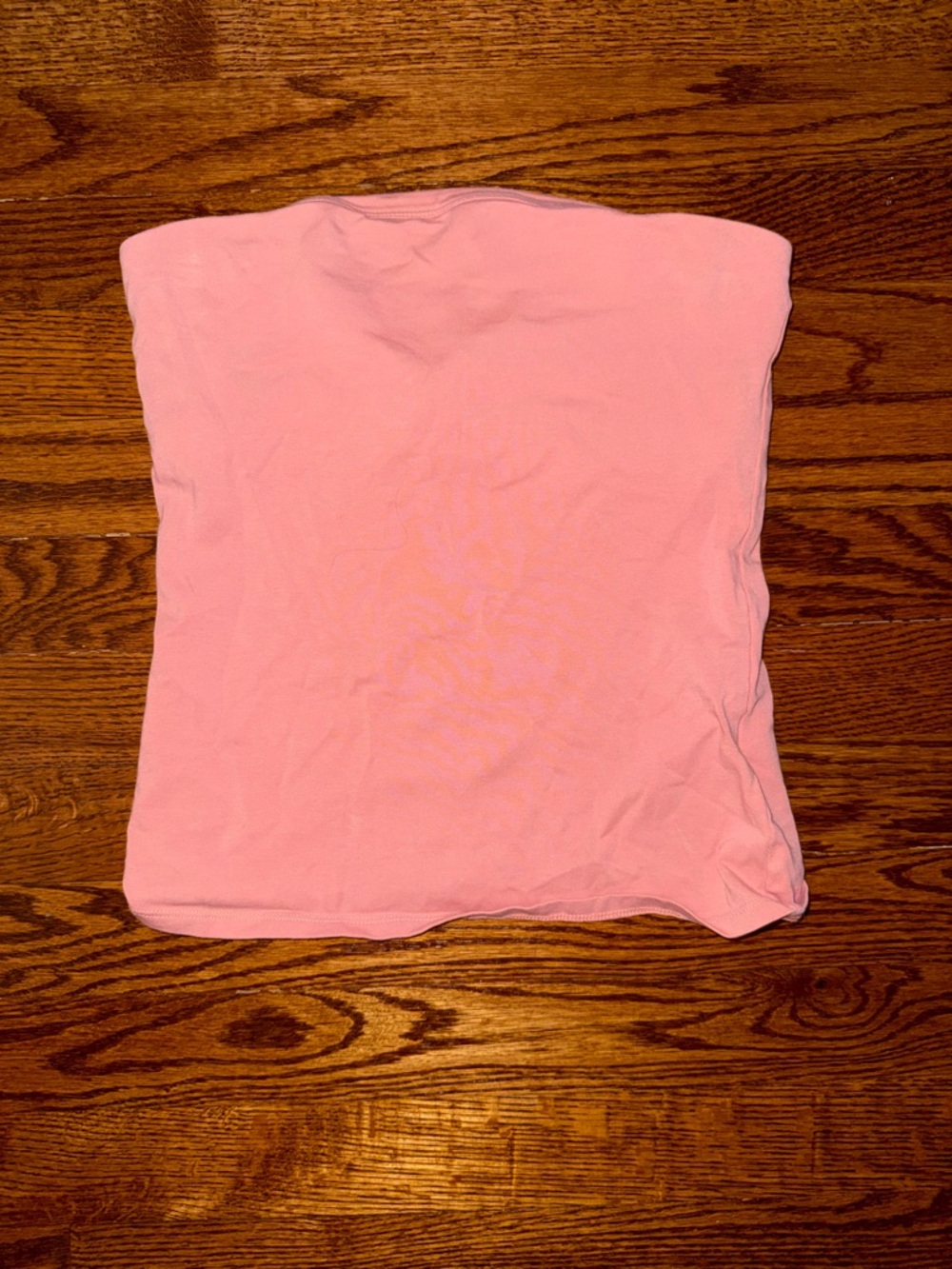 Express Light Pink Strapless Crop Tube Top